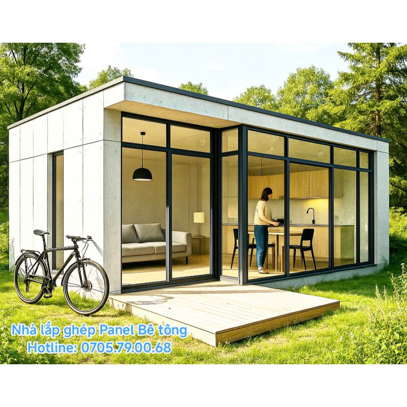 GIÁ TÁM PANEL BÊ TÔNG NHẸ, Ở ĐÂU BÁN PANEL BÊ TÔNG NHẸ, NHÀ LẮP TIỀN CHẾ GHÉP PANEL Lh 0705.79.00.68