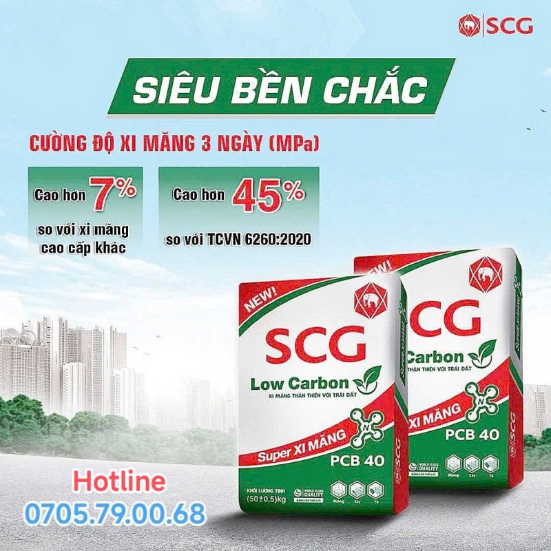 XI MĂNG SCG PCB40, SCG SUPER XI MĂNG PCB40 Liên hệ 0705.79.00.68 Zalo